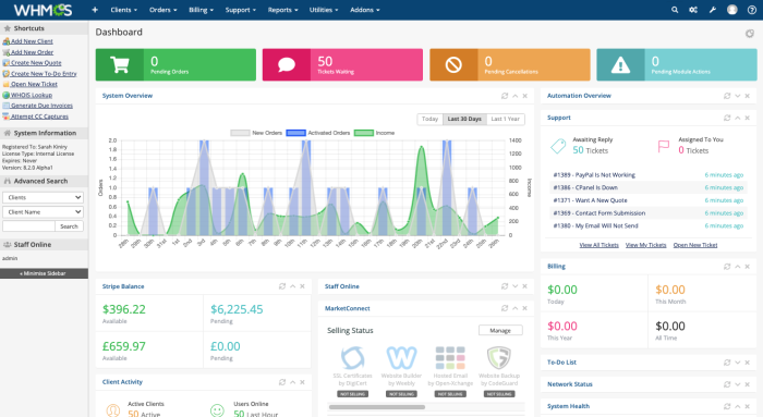 WHMCS - Web Hosting Billing & Automation Platform