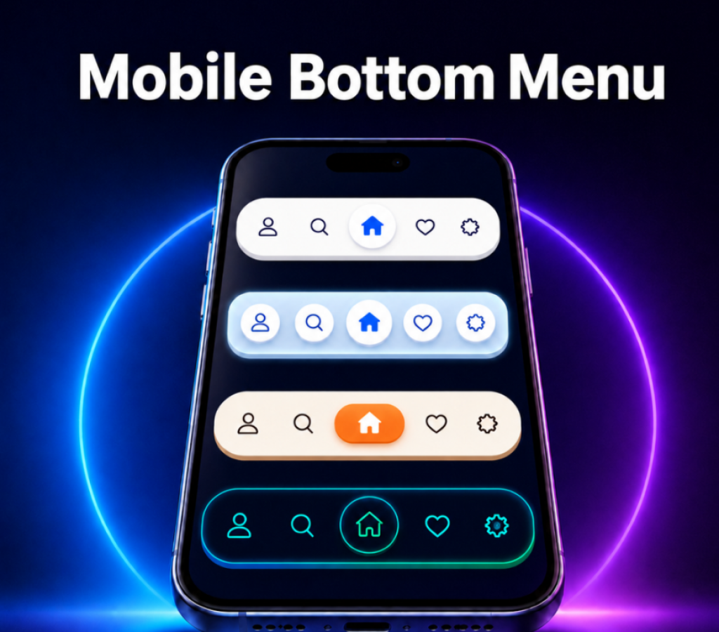 mobile menu bottom
